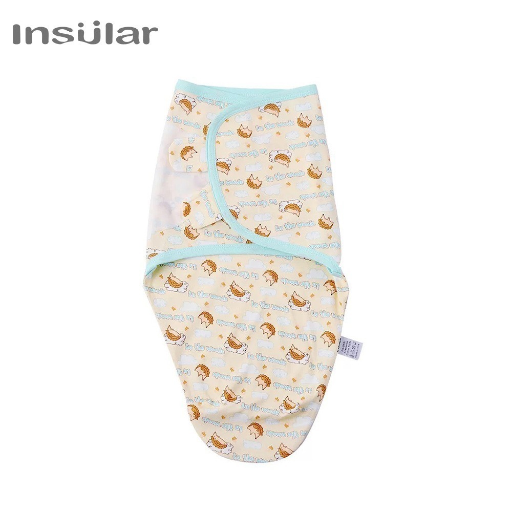Insular 懶人包巾 台灣現貨 獨立包裝 正版平輸 薄款 新生兒必備 防驚嚇 新生兒包巾 嬰兒包巾 聰明包巾-規格圖4