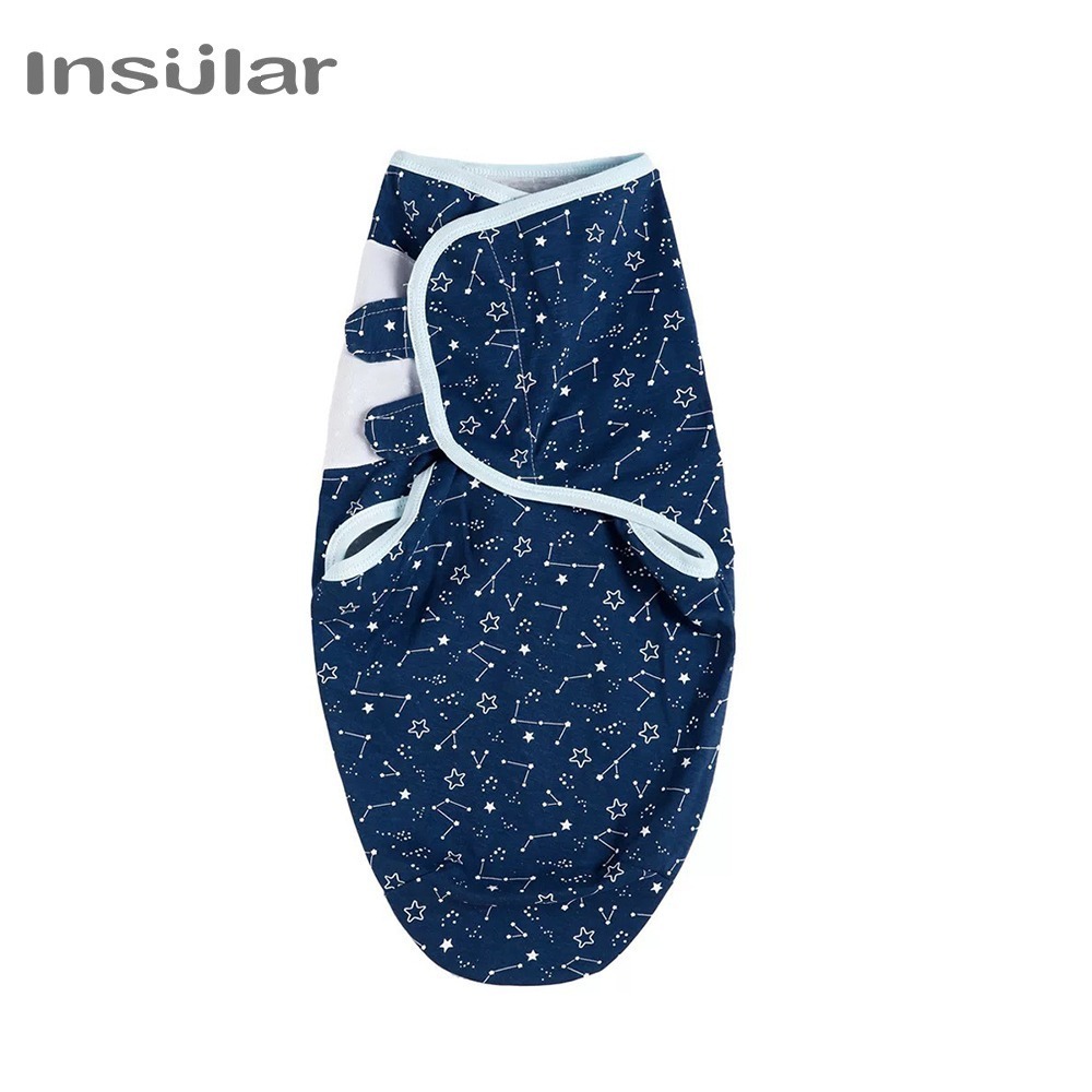 Insular 懶人包巾 台灣現貨 獨立包裝 正版平輸 薄款 新生兒必備 防驚嚇 新生兒包巾 嬰兒包巾 聰明包巾-規格圖4