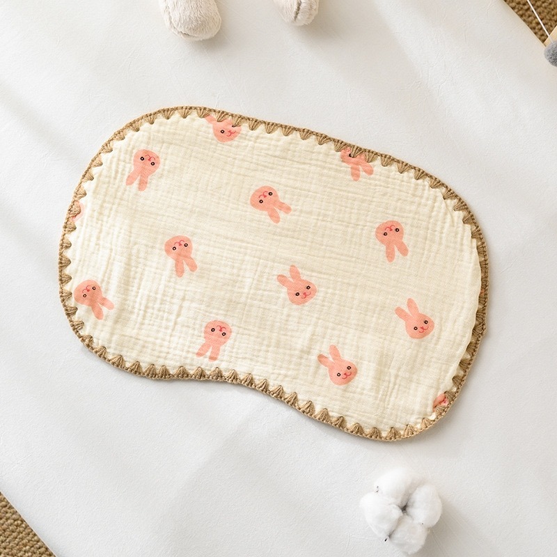 雲片枕 台灣現貨 獨立包裝 純棉10層紗寶寶枕巾 純棉面料 嬰兒枕頭墊 枕頭巾 枕頭 紗布巾 多功能毛巾 溢奶墊 嬰兒枕-規格圖8