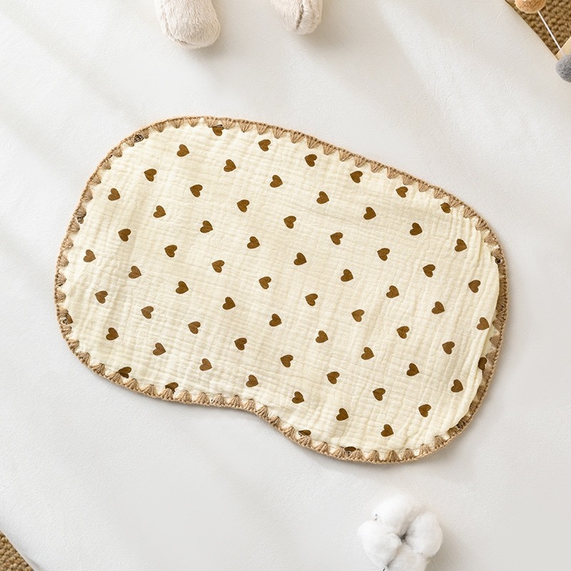 雲片枕 台灣現貨 獨立包裝 純棉10層紗寶寶枕巾 純棉面料 嬰兒枕頭墊 枕頭巾 枕頭 紗布巾 多功能毛巾 溢奶墊 嬰兒枕-規格圖8