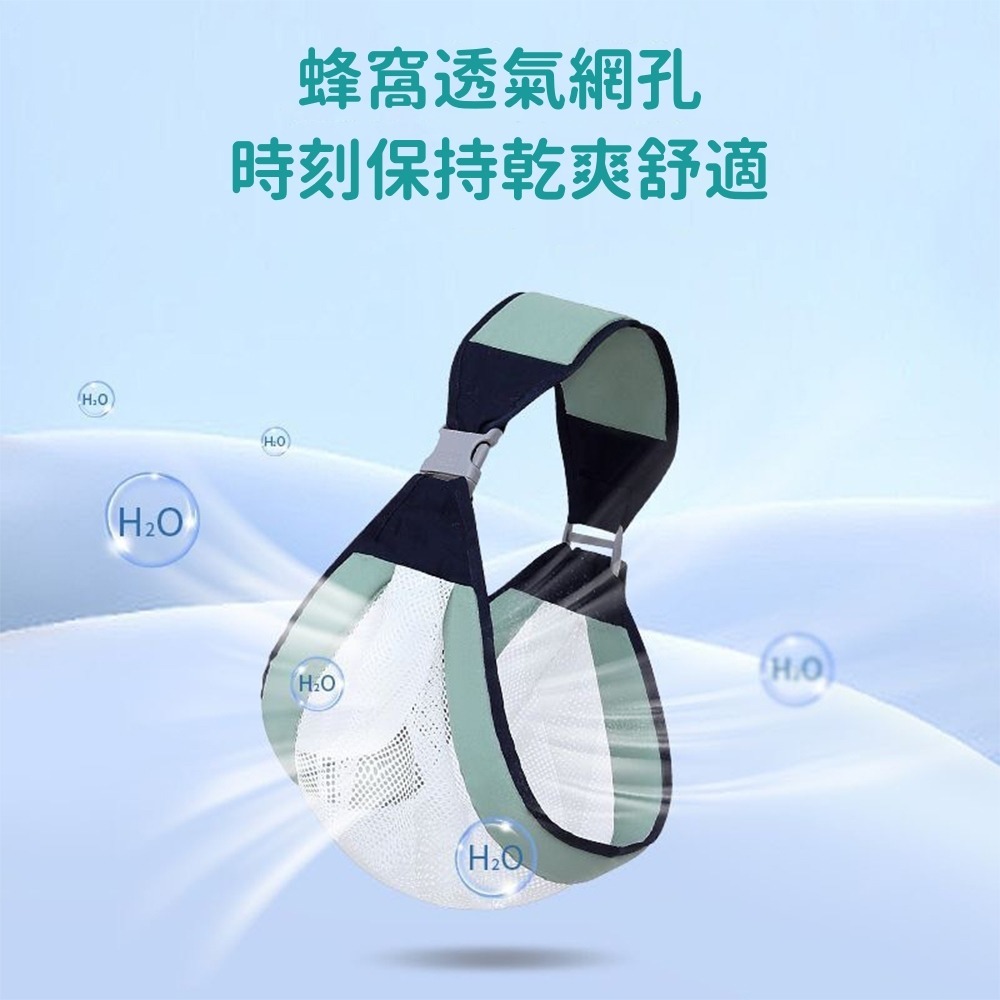 網式抱娃神器 台灣現貨 獨立包裝 抱娃背帶神器 抱娃背帶神器 外出斜背巾 網狀透氣斜挎背帶 嬰兒背帶 新生兒揹巾-細節圖6