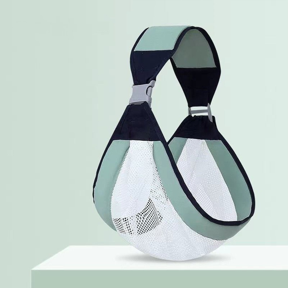 網式抱娃神器 台灣現貨 獨立包裝 抱娃背帶神器 抱娃背帶神器 外出斜背巾 網狀透氣斜挎背帶 嬰兒背帶 新生兒揹巾-規格圖8