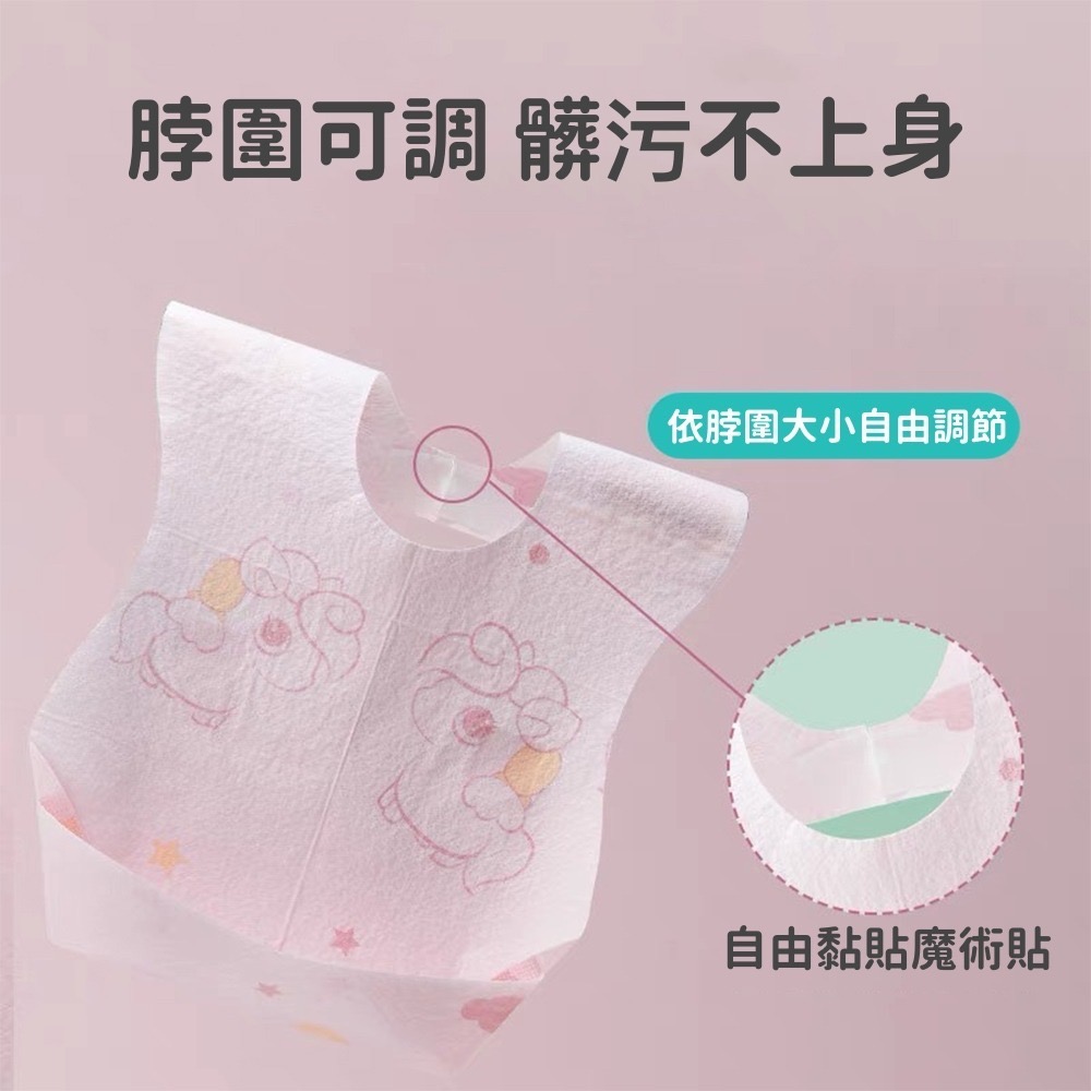 拋棄式圍兜 正版平輸 台灣現貨 獨立包裝 兒童一次性圍兜 外出圍兜 吃飯圍兜 立體圍兜 寶寶圍兜 防水耐臟圍兜-細節圖8
