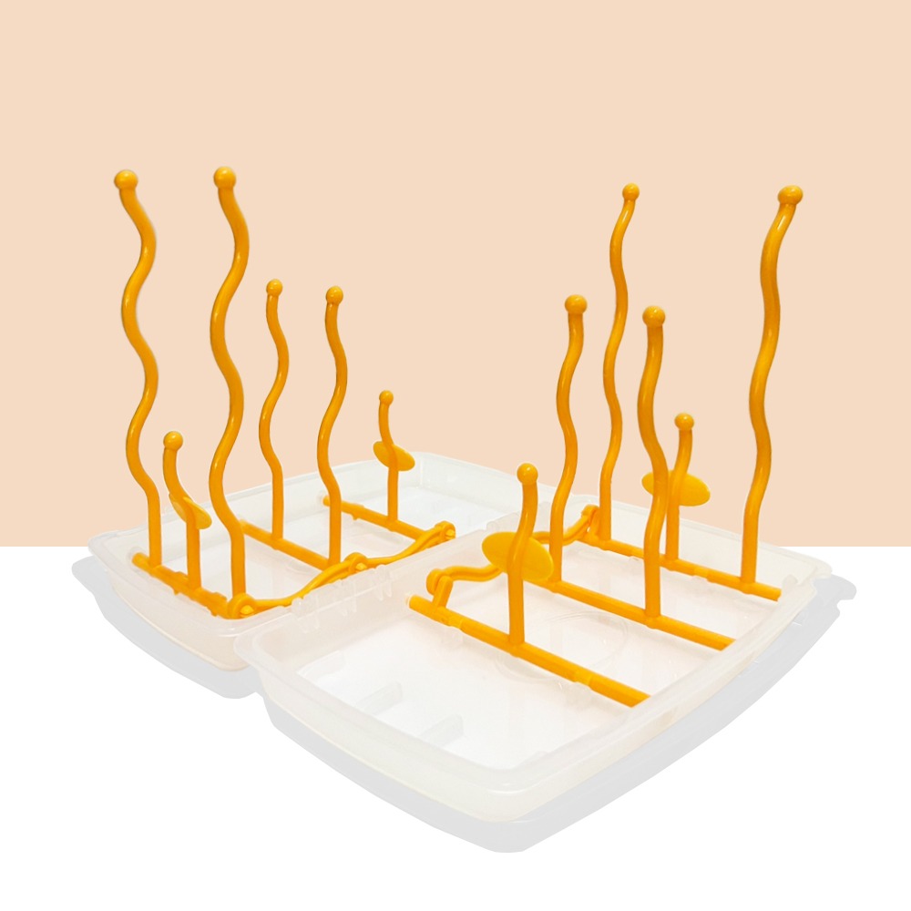 攜帶式奶瓶晾乾架 台灣現貨 獨立包裝  旅行用奶瓶架 奶瓶瀝水架 便攜式折疊奶瓶架 便攜式折疊奶瓶架 日式奶瓶瀝水架-規格圖8