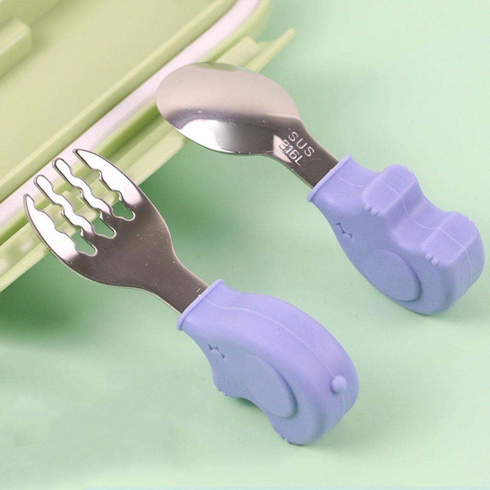 寶寶短柄學習餐具 台灣現貨 獨立包裝 316不鏽鋼兒童餐具 短柄叉勺 學習叉勺 短柄餐具 寶寶勺叉 湯匙 叉子-規格圖9