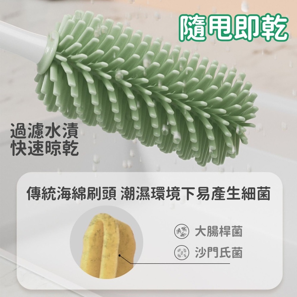 360度矽膠奶瓶刷 台灣現貨 獨立包裝 超柔無垢矽膠旋轉奶瓶刷 奶瓶刷 奶瓶清潔 杯刷 矽膠刷 旋轉奶瓶刷 不傷奶瓶內壁-細節圖7