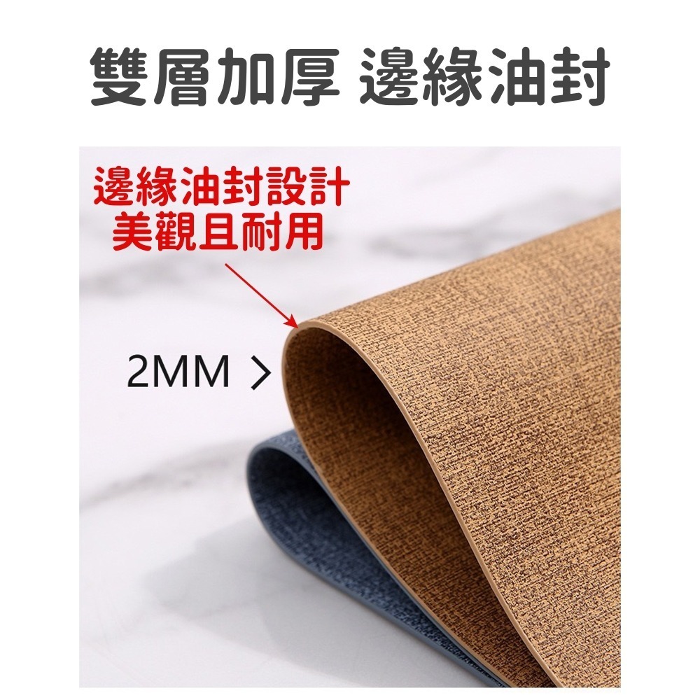 皮革餐墊 台灣現貨 獨立包裝 餐墊 日式風 餐桌墊 隔熱餐墊 皮革餐墊 防水餐墊 防油 日式餐墊 無印風 北歐風-細節圖5