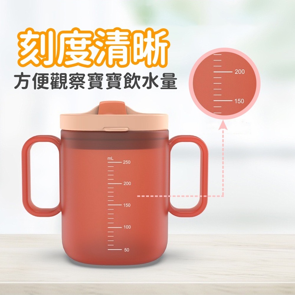 兒童兩用學飲杯 台灣現貨 獨立包裝 幼兒學習杯 兒童水杯 學習水杯 嬰兒水杯 雙耳牛奶杯 耐熱杯 學飲杯 直飲水杯鴨嘴-細節圖6