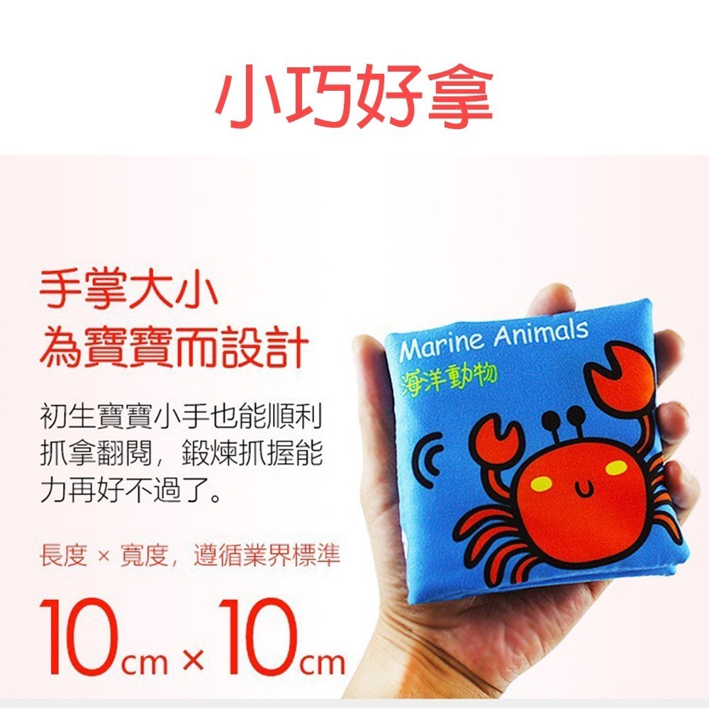 LakaRose繁體中文布書 台灣現貨 獨立包裝 繁中雙語版 寶寶布書 啟蒙布書 尾巴布書 視覺激發響紙撕不爛 調皮寶寶-細節圖8