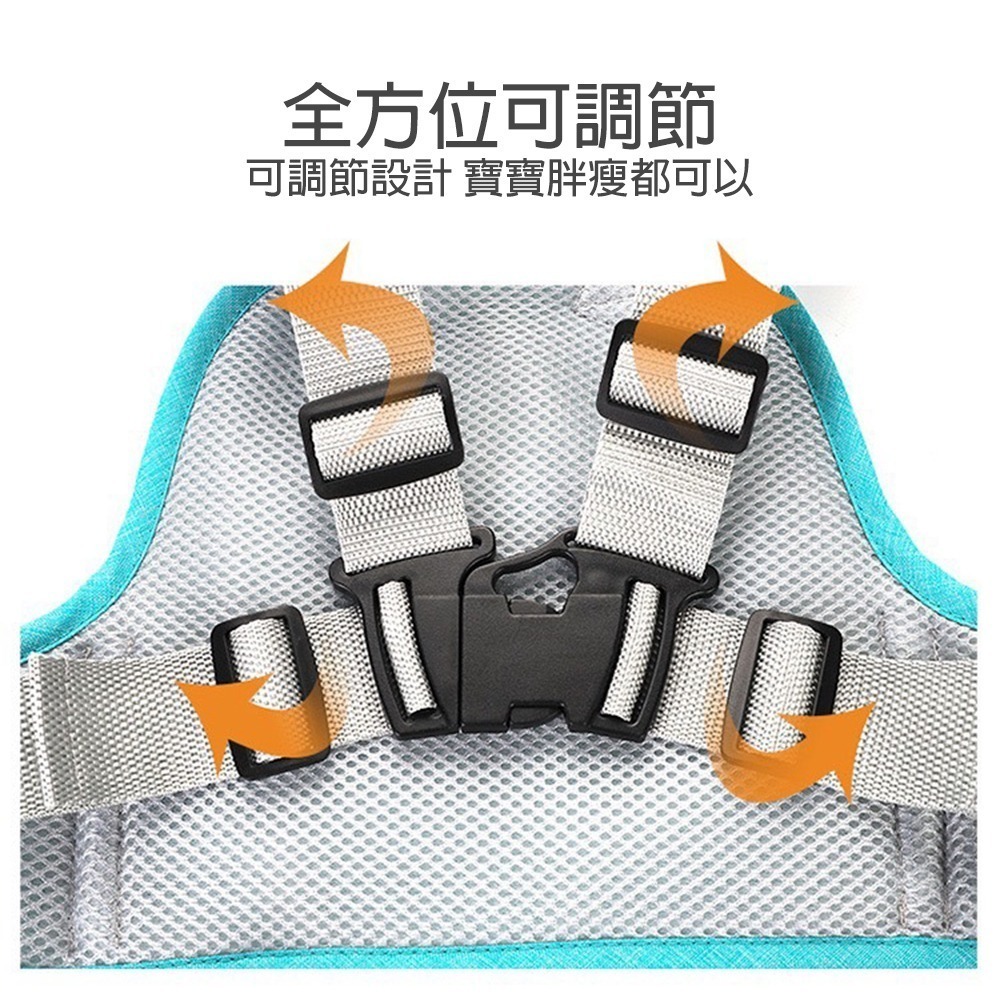 兒童機車安全帶 台灣現貨 獨立包裝 機車安全帶 反光安全帶 機車背帶 兒童騎行安全帶 前後兩用 長度可調節-細節圖3