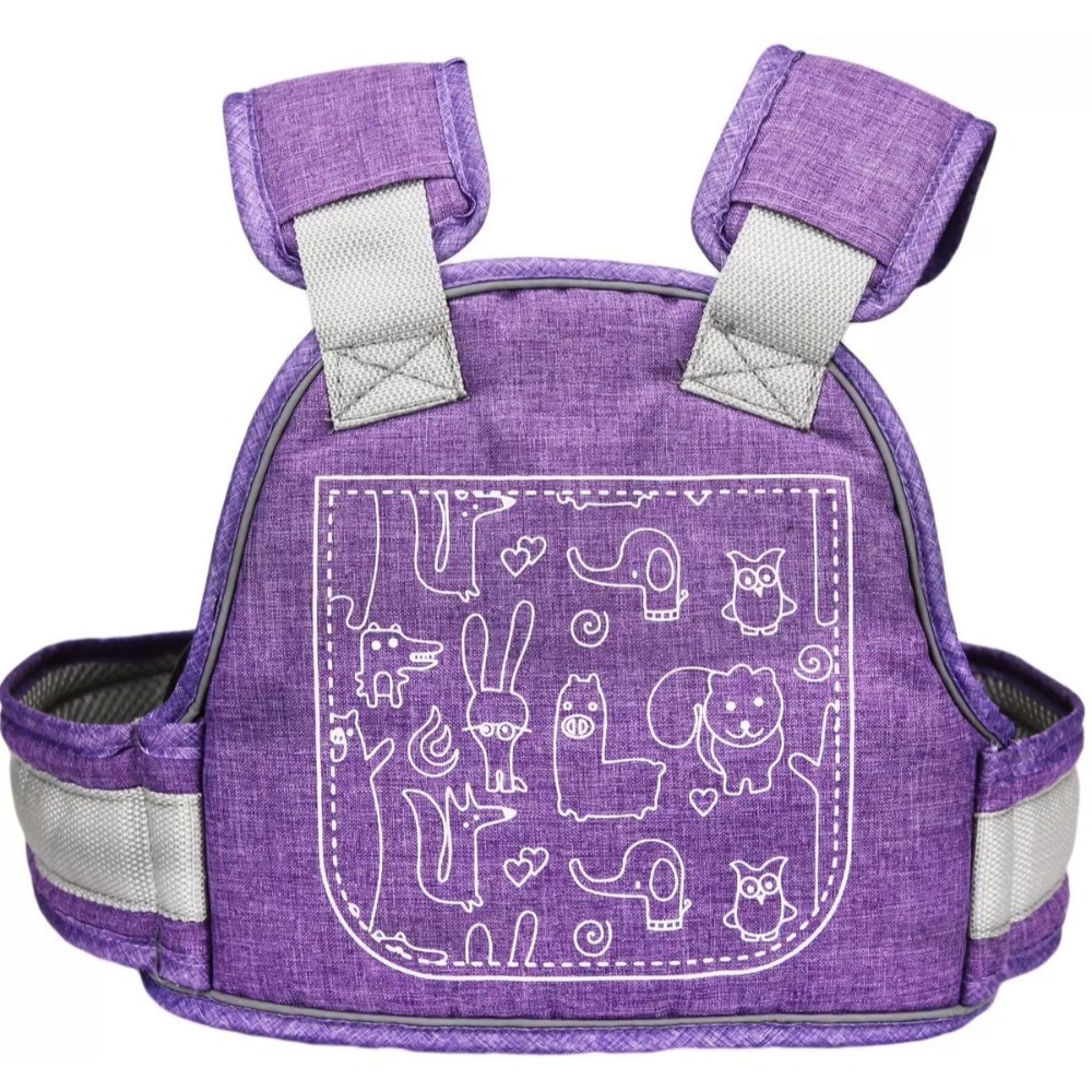 兒童機車安全帶 台灣現貨 獨立包裝 機車安全帶 反光安全帶 機車背帶 兒童騎行安全帶 前後兩用 長度可調節-規格圖8