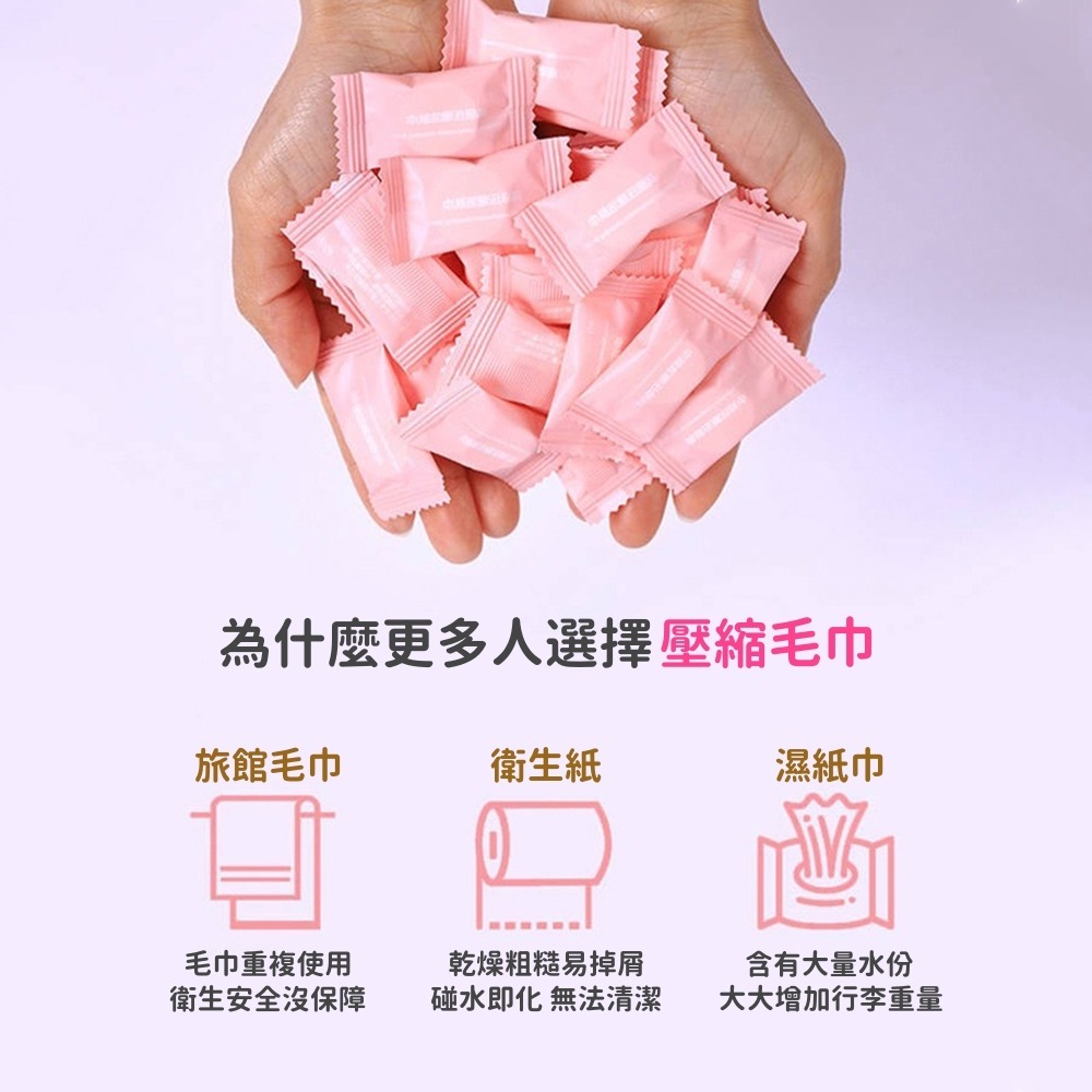 拋棄式壓縮毛巾 台灣現貨 獨立包裝 旅行壓縮毛巾 壓縮浴巾 毛巾 壓縮毛巾 洗臉巾 小毛巾 全棉 一次性毛巾 免洗毛巾-細節圖4