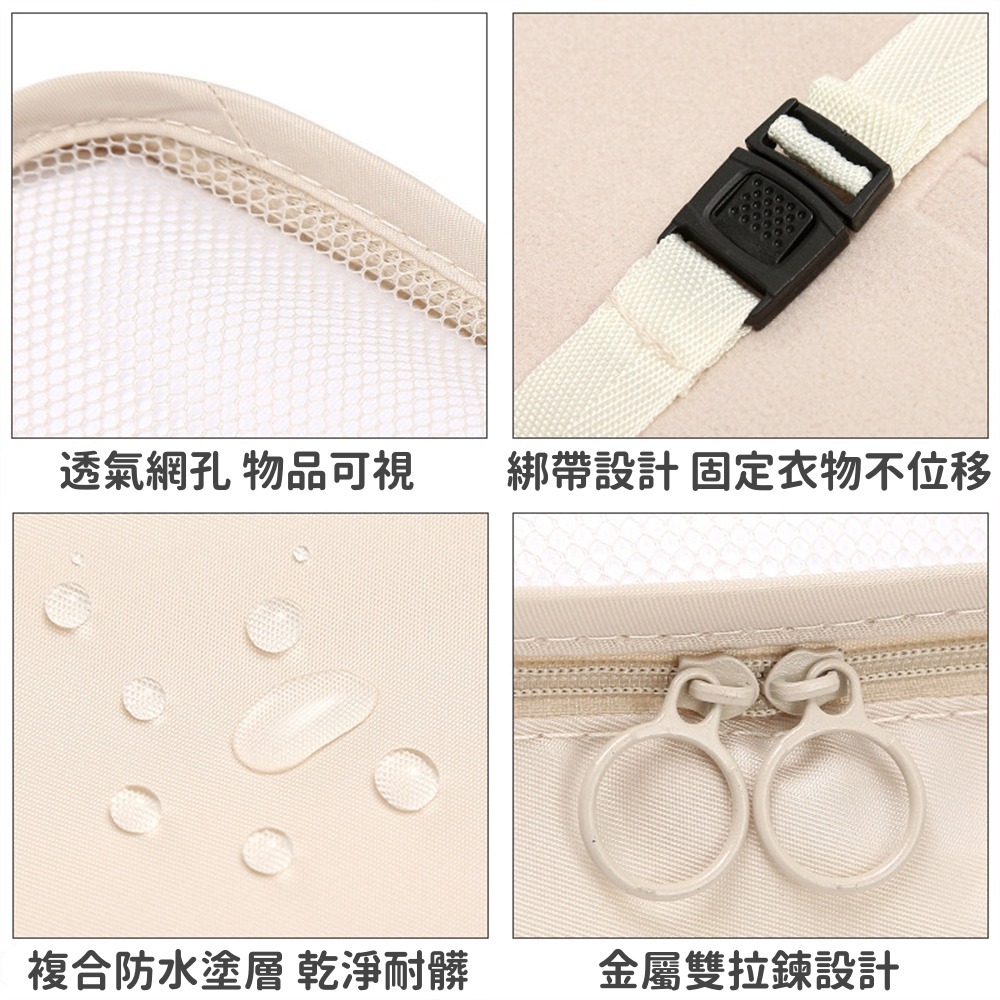 旅行收納袋7件組 台灣現貨 獨立包裝 防水收納袋 行李箱衣物整理 衣物收納袋 旅遊用品 收納包分裝袋 出國必備 旅行收納-細節圖5
