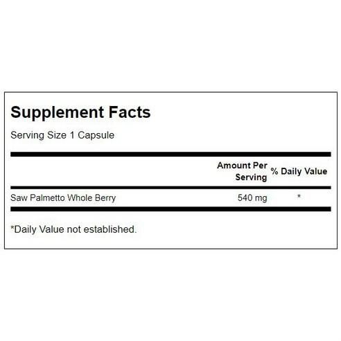 👑【iherb】Swanson 多面鋸棕櫚 前列攝護腺 540毫克 250粒膠囊❤️台灣現貨+預購❤️物流服務-細節圖2