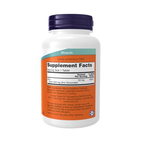 👑【iherb】NOW FOODS 鋅錠 50mg 250顆 Zinc❤️台灣現貨+預購❤️物流服務-細節圖2