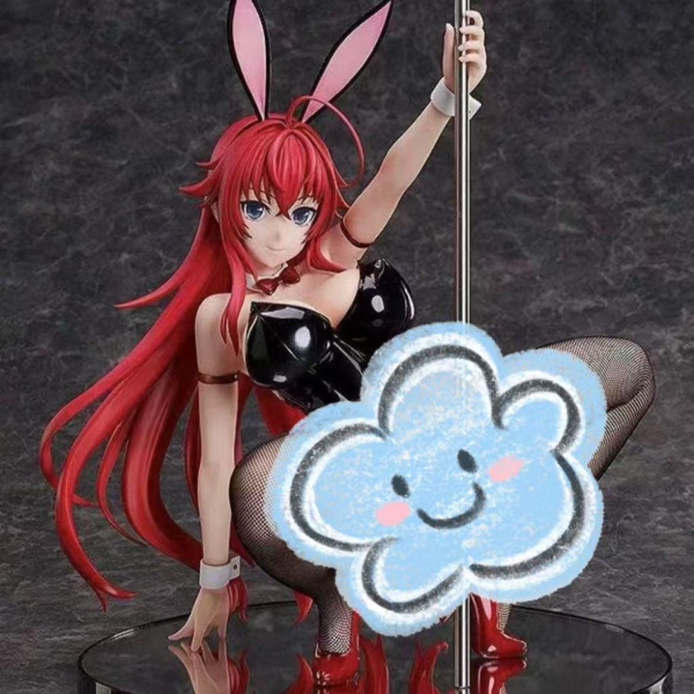 👑【港版】惡魔高校 莉雅絲 鋼管兔女郎1/4❤️台灣現貨+預購❤️盒裝美少女手辦動漫公仔雕像擺件GK++-細節圖3