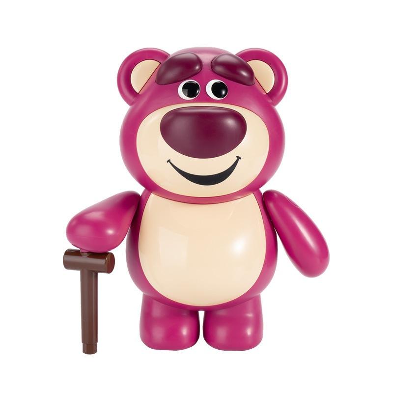 👑【正版】迪士尼 草莓熊 熊抱哥 存錢筒 雷標 存錢罐 儲蓄罐❤️台灣現貨+預購❤️盒裝美少女手辦動漫公仔雕像GK-細節圖5