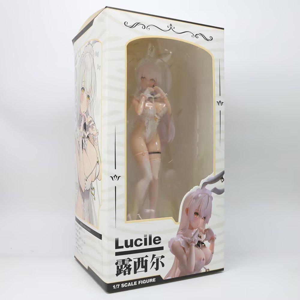 👑【港版】原畫 露西爾兔女郎 Lucile 比心❤️台灣現貨+預購❤️盒裝美少女手辦動漫公仔雕像擺件GK1111-細節圖5