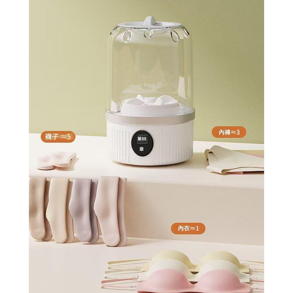 👑2025新款 迷你洗衣機 全自動內衣內褲襪子洗衣杯❤️台灣現貨+預購❤️宿舍家用旅行便攜送禮生日禮物-細節圖2