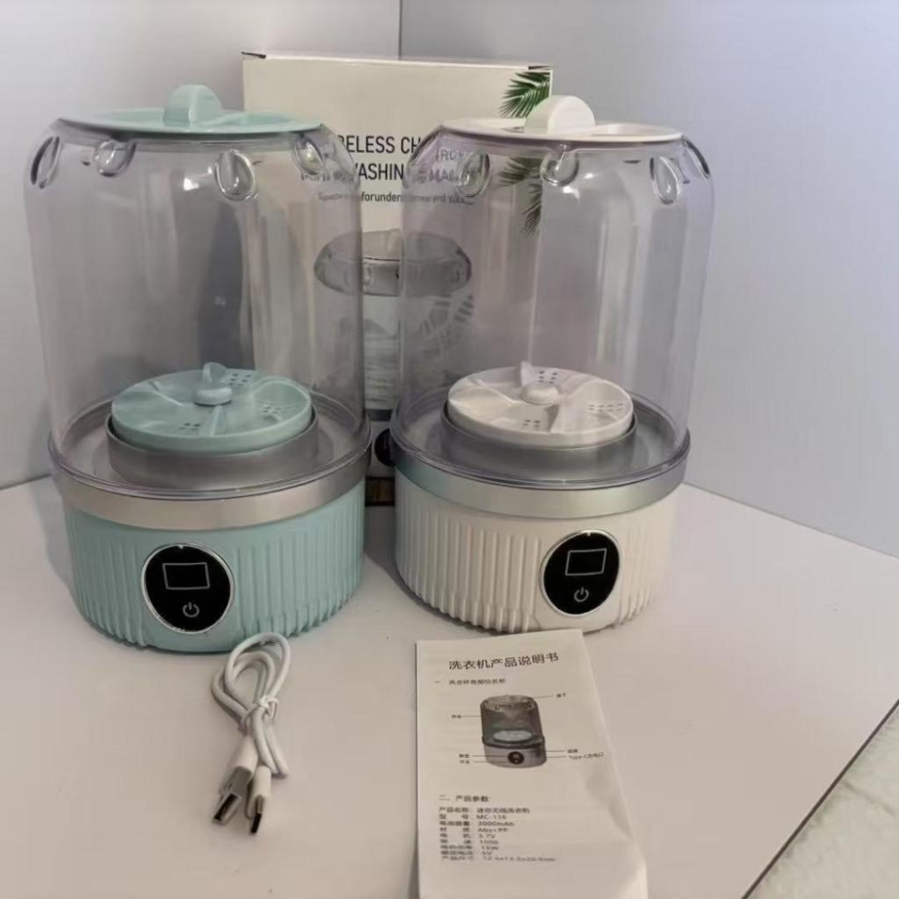👑2025新款 迷你洗衣機 全自動內衣內褲襪子洗衣杯❤️台灣現貨+預購❤️宿舍家用旅行便攜送禮生日禮物-細節圖5