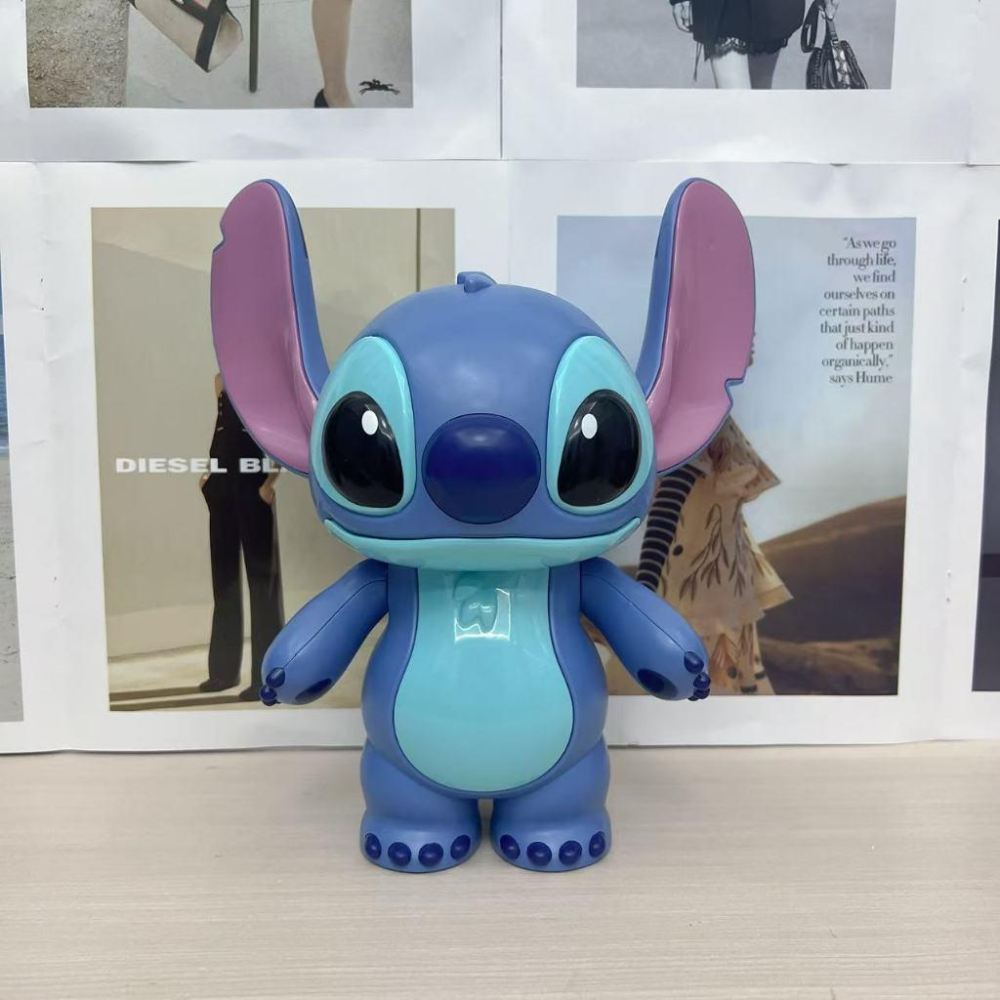 👑【港版】迪士尼 史迪奇存錢筒 星際寶貝 存錢罐 存錢筒❤️台灣現貨+預購❤️盒裝美少女手辦動漫公仔雕像GK-細節圖3