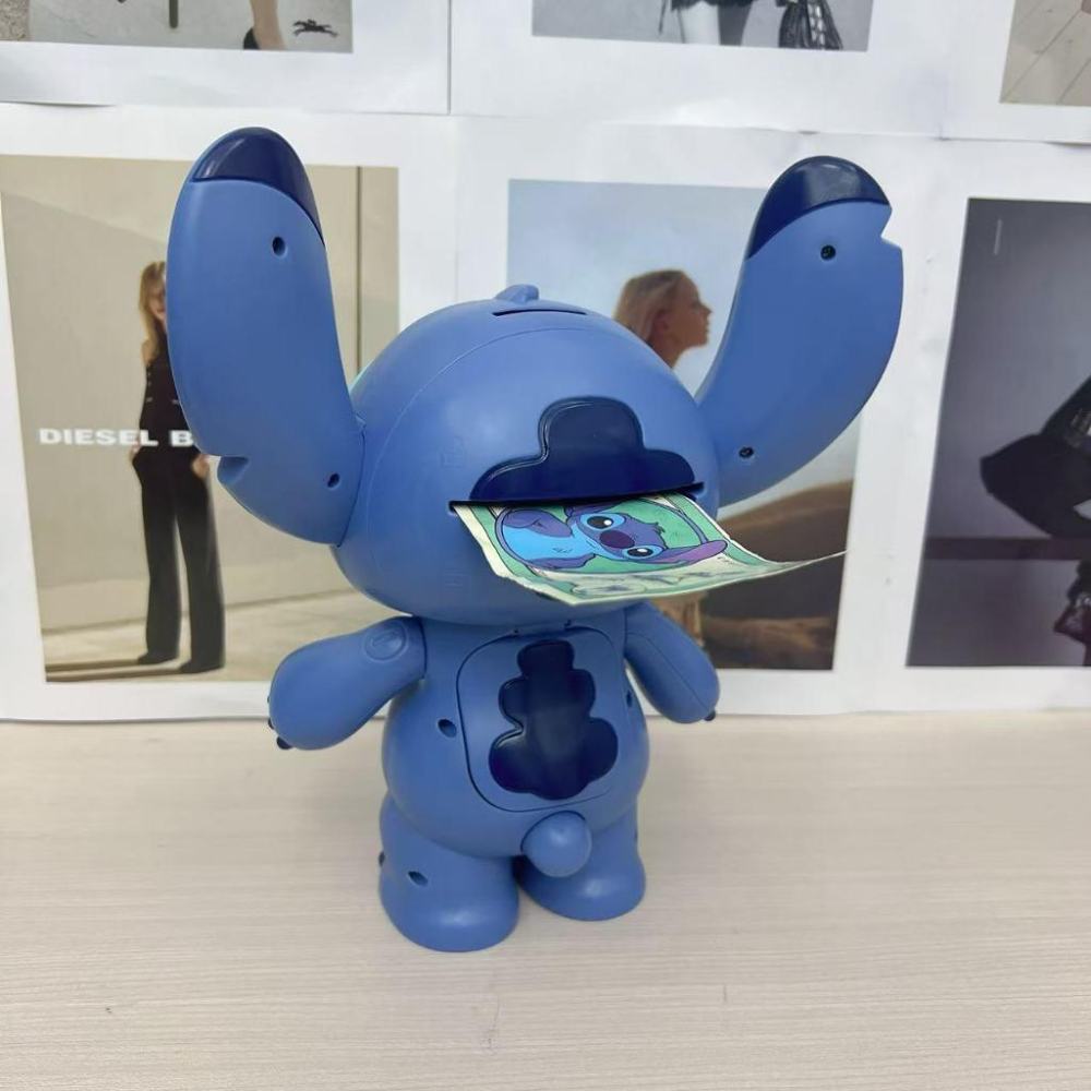 👑【港版】迪士尼 史迪奇存錢筒 星際寶貝 存錢罐 存錢筒❤️台灣現貨+預購❤️盒裝美少女手辦動漫公仔雕像GK-細節圖4