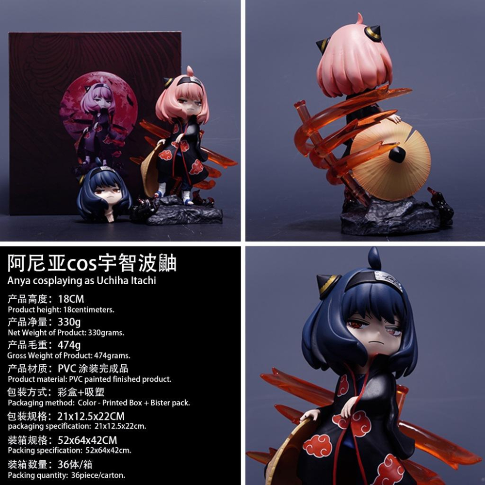 👑【港版】間諜過家家酒 阿尼亞cos系列 安妮亞 阿妮雅❤️台灣現貨+預購❤️盒裝美少女手辦動漫模型公仔雕像擺件GK禮物-細節圖7
