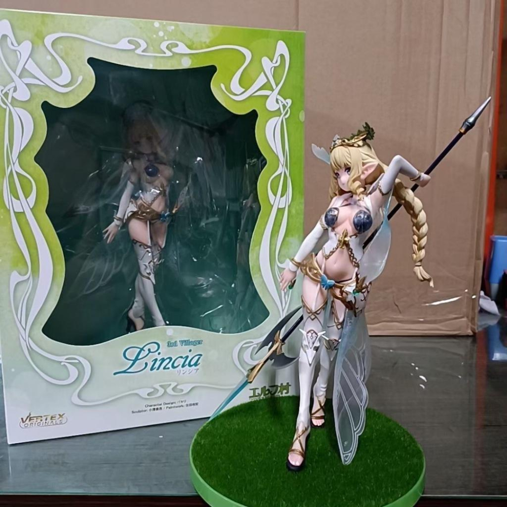 【精靈村精靈少女】第3村人 騎士琳西亞 ❤️台灣現貨❤️ 美少女手辦 動漫 擺件 模型 手辦 雕像-細節圖3