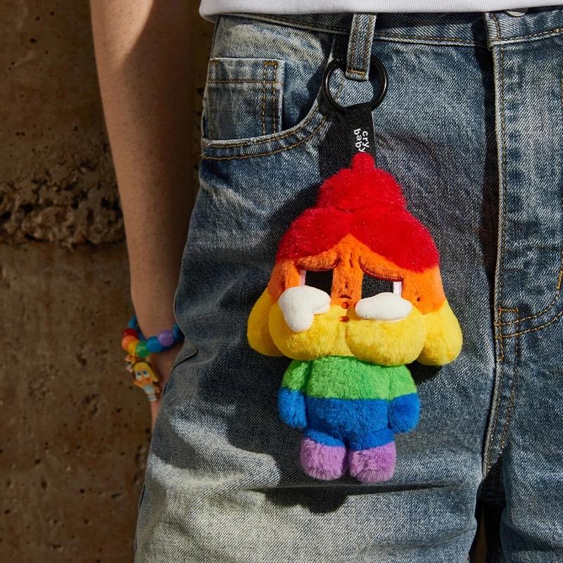 👑泡泡瑪特 POPMART👑【正版】CRYBABY CHEER UP BABY 小彩虹 大彩虹❤️台灣現貨+預購❤️-細節圖2