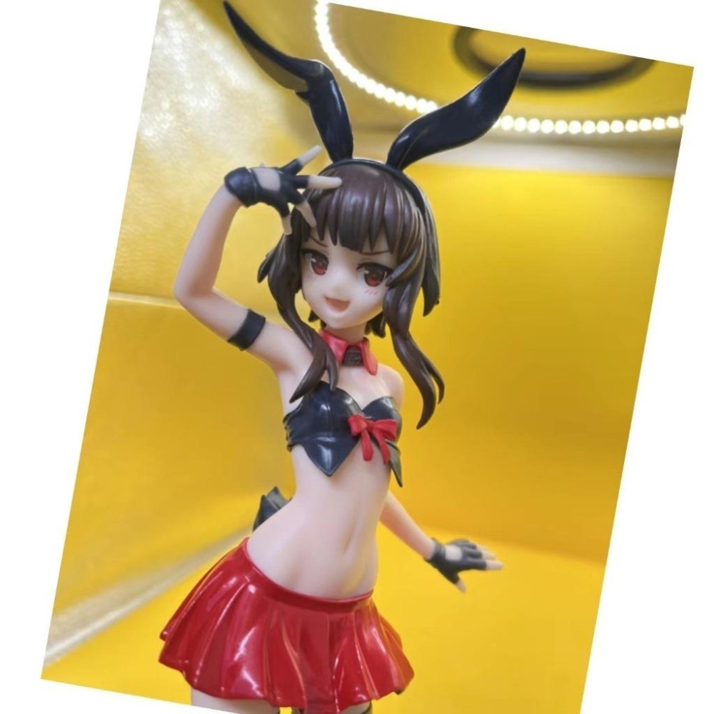 【為美好的世界獻上祝福！】惠惠兔女郎❤️台灣現貨❤️盒裝美少女手辦動漫公仔雕像GK-細節圖2