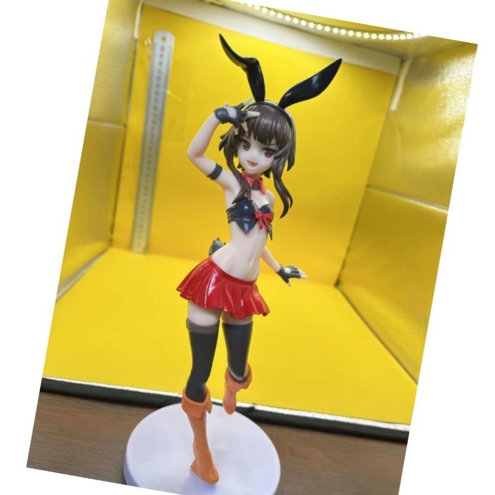 【為美好的世界獻上祝福！】惠惠兔女郎❤️台灣現貨❤️盒裝美少女手辦動漫公仔雕像GK-細節圖3