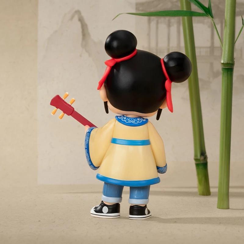 👑MOLLY👑【正版】MOLLY 八角秦琴 手辦 泡泡瑪特 POPMART❤️台灣現貨+預購❤️手辦盲盒公仔玩具禮物吊卡-細節圖4