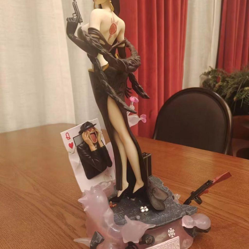 👑海賊王👑西裝暴徒女帝 旗袍可脫【港版】❤️台灣現貨❤️盒裝美少女手辦動漫公仔雕像GK+++1-細節圖8