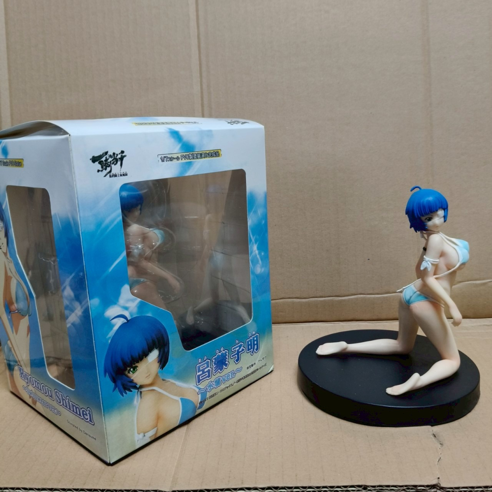 👑【港版】⬆️實拍⬆️一騎當千 呂蒙子明水著 泳裝公仔 美女手辦 內衣可脫公仔 高度約13公分-細節圖9