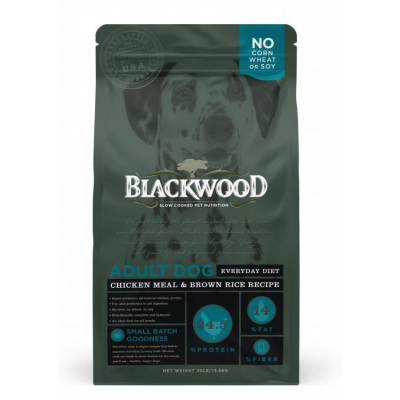 BLACKWOOD 柏萊富 犬糧 2.2kg-13.6kg 特調成犬活力配方(雞肉+糙米)『WANG』