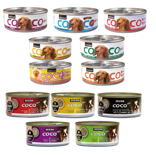 SEEDS 惜時 聖萊西 COCO PLUS愛犬機能餐罐【單罐】 80g/170g 副食罐 狗罐頭『WANG』