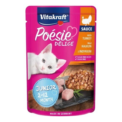 德國 Vitakraft VITA 珀斯女王主食調理包 85g 【單包】貓飼料 貓罐頭 貓餐包『WANG』-細節圖3