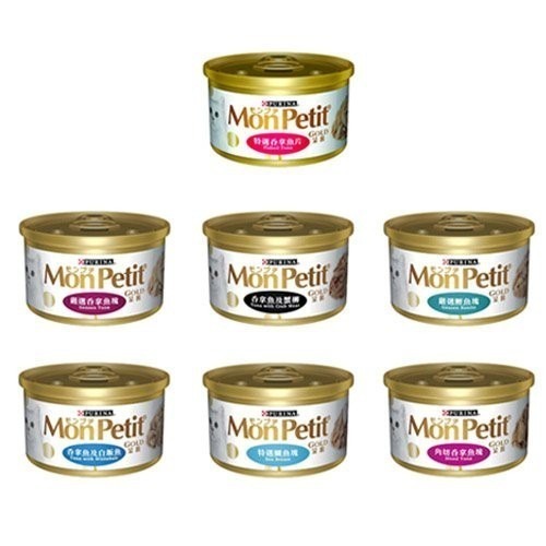 MonPetit 貓倍麗 貓罐系列85g【24罐組】美國經典主食罐/極品鮮肉貓罐 嚴選金罐 貓罐頭『WANG』-細節圖3