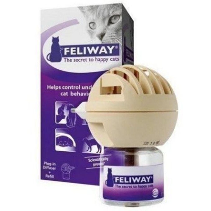 美國FELIWAY 貓咪費洛蒙 插電組/噴劑/多貓版插電組 補充瓶 貓用『WANG』-細節圖2