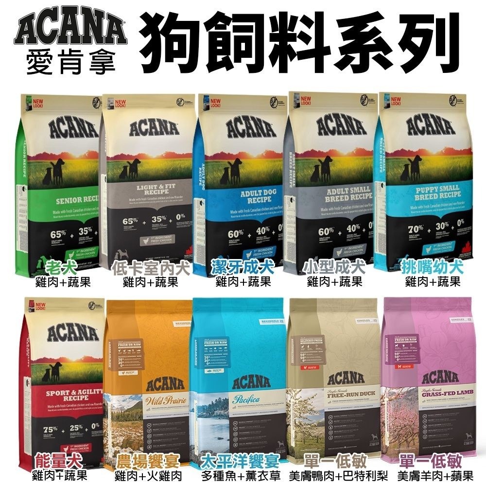 ACANA 愛肯拿 犬糧 2Kg 幼成犬/潔牙成犬/室內犬/老犬/低敏 挑嘴無穀『WANG』-細節圖3