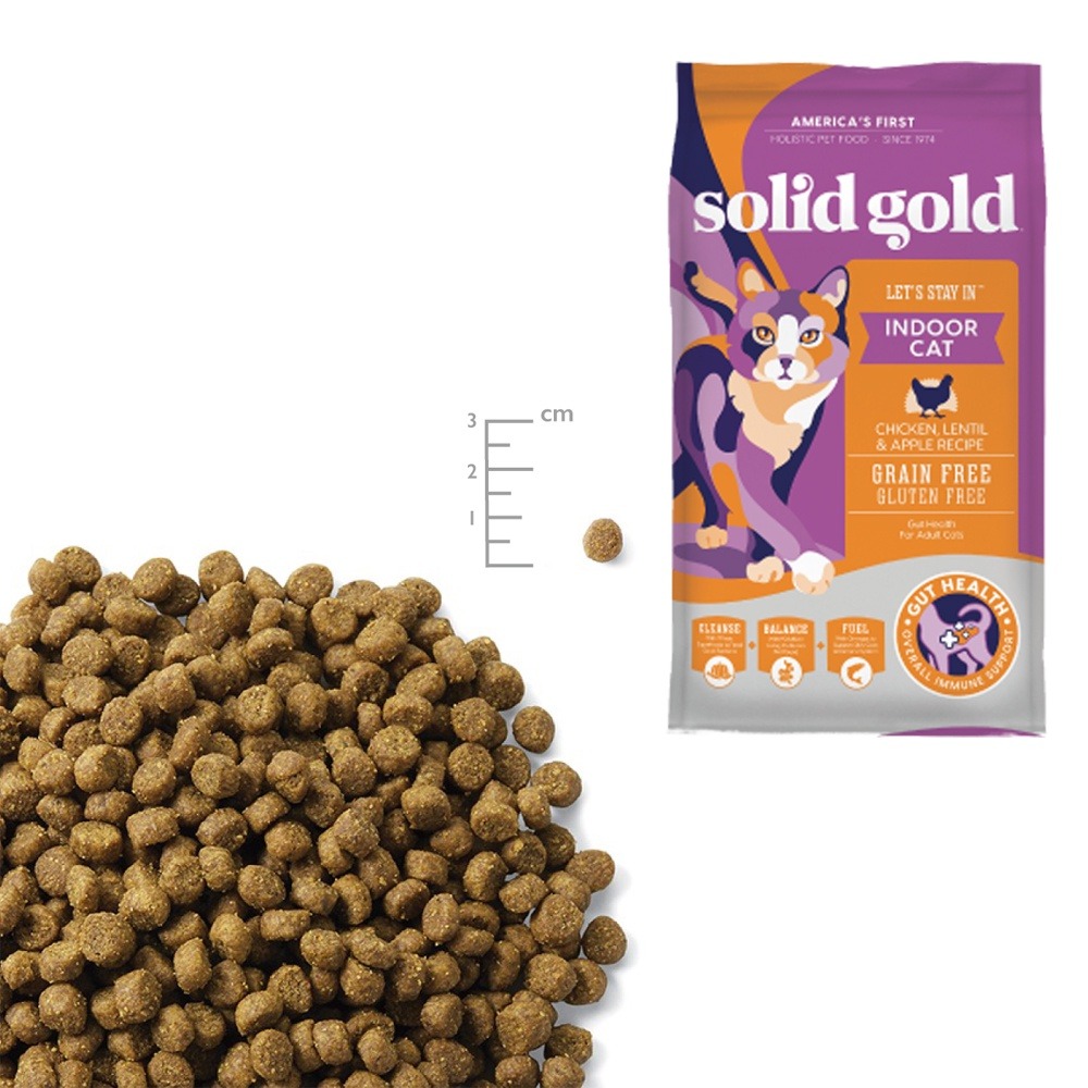 Solid Gold 素力高 貓糧 3LB-6LB【免運】幼貓 低敏 室內化毛 熟齡體控 腸道敏感『WANG』-細節圖6