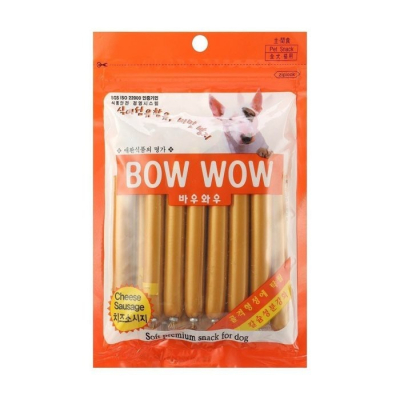 韓國BOWWOW 起司香腸 14條/包 犬用零食『WANG』