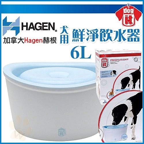 加拿大 Hagen 赫根 犬用-鮮淨飲水機6L 循環設計超大容量 寵物飲水器『WANG』-細節圖3