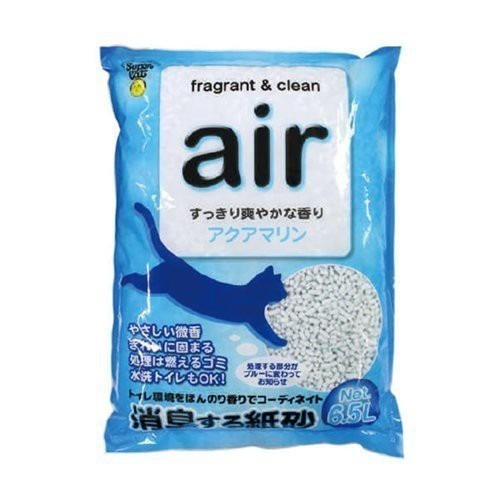 Super Cat-日本空氣air香水3D紙砂除臭貓砂6.5L【單包/6包組免運】貓砂『WANG』-細節圖3