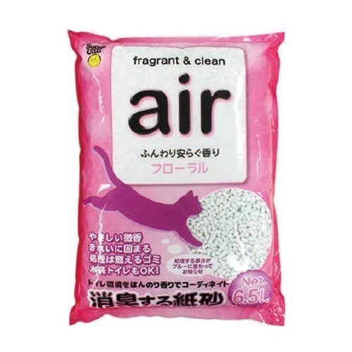 Super Cat-日本空氣air香水3D紙砂除臭貓砂6.5L【單包/6包組免運】貓砂『WANG』-細節圖5