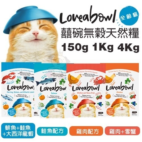 Loveabowl 囍碗 無穀天然貓糧 150g 小小顆粒大大營養 貓飼料『WANG』-細節圖2