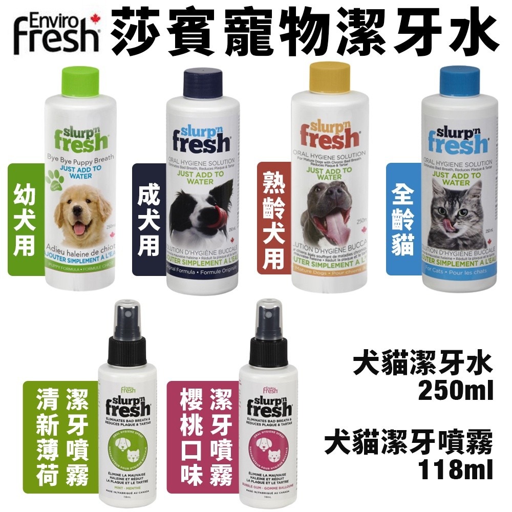 莎賓Darford 寵物潔牙系列 潔牙水250ml/潔牙噴霧118ml 漱口水 維持口腔清潔 犬貓用 『WANG』-細節圖2