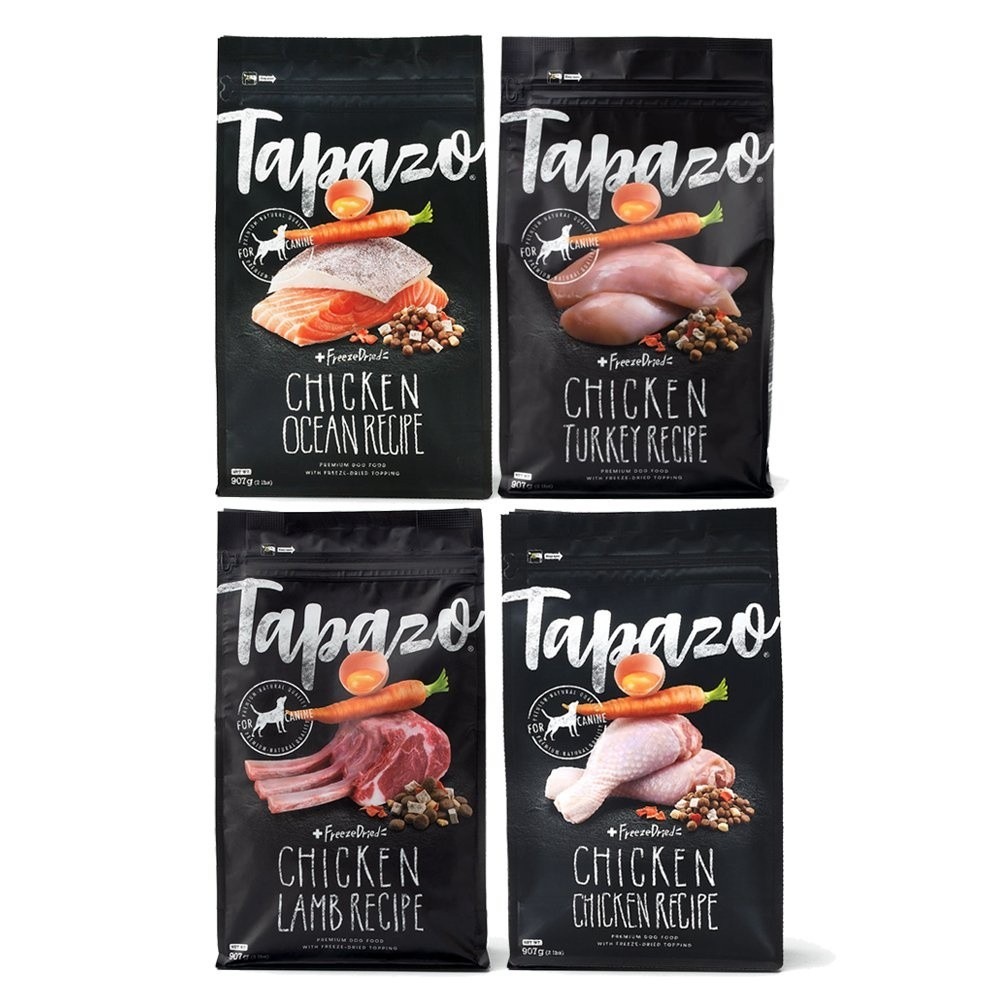 TAPAZO 特百滋 凍乾三重奏 犬糧 2LB(907g) 進口營養乾糧+美味佐餐凍乾『WANG』-細節圖3