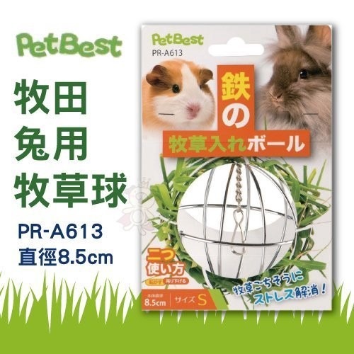 Pet Best 牧田兔用牧草球-小(PR-A613)(大(PR-A614)鼠兔適用 無附草『WANG』-細節圖3
