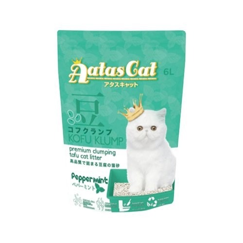 Aatas cat 加冕貓豆腐砂 6L【單包/6包組免運】 快速牢固的結塊 多種香味可選 貓砂『WANG』-細節圖4